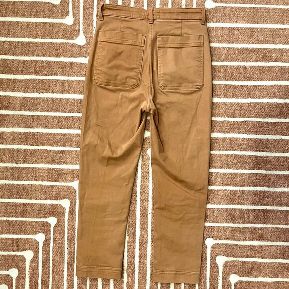 Everlane The Slim-Leg Crop in Tawny Brown, Size 2 - Picture 9 of 9
